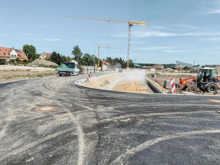 Baufortschritt Baugebiet GreenGaden Abensberg