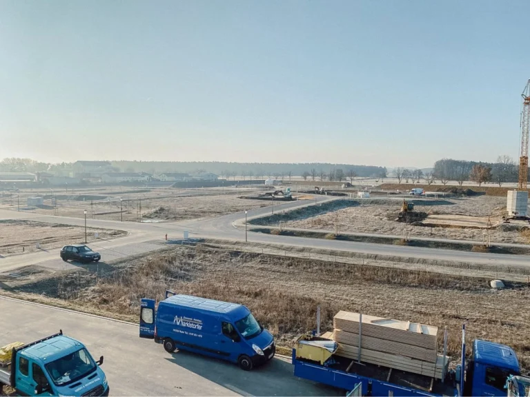 Baufortschritt Baugebiet GreenGaden Abensberg