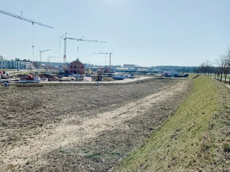 Baufortschritt Baugebiet GreenGaden Abensberg