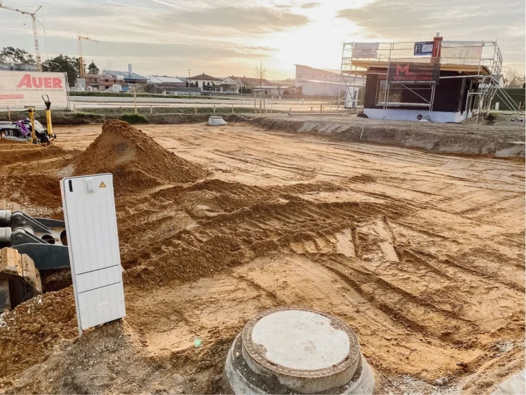 Baufortschritt Baugebiet GreenGaden Abensberg