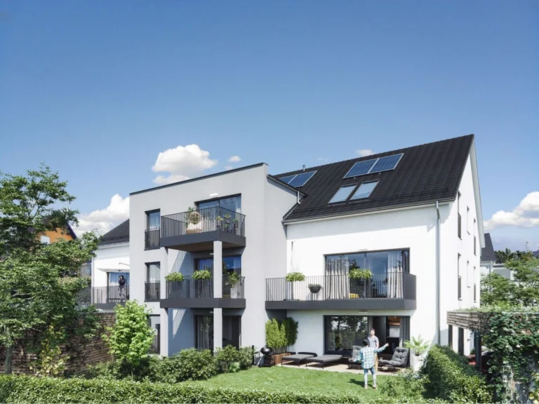 Neubau Immobilie in Abensberg - Visualisierung Außenansicht